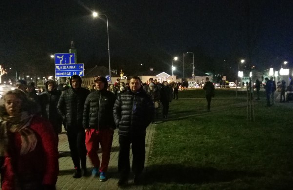 Įžiebta miesto puošmena – Kalėdų eglė