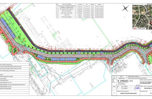 Darbai Chemikų gatvėje įsibėgėja, tačiau gyventojai ir toliau nerimauja dėl automobilių parkavimo 