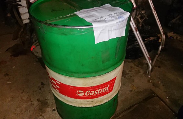 Garaže Jonavoje rastos tonos dyzelinio kuro