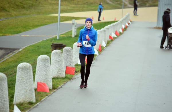 Tradiciniame žiemos bėgime apie septynias dešimtis entuziastų