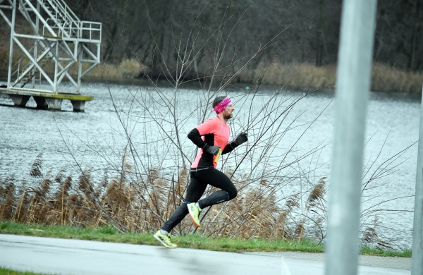 Tradiciniame žiemos bėgime apie septynias dešimtis entuziastų