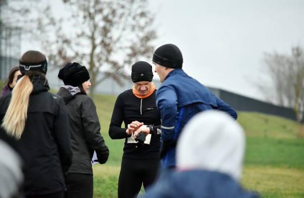 Tradiciniame žiemos bėgime apie septynias dešimtis entuziastų
