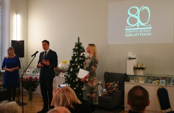 Paminėtas 80 –asis Jonavos viešosios bibliotekos jubiliejus