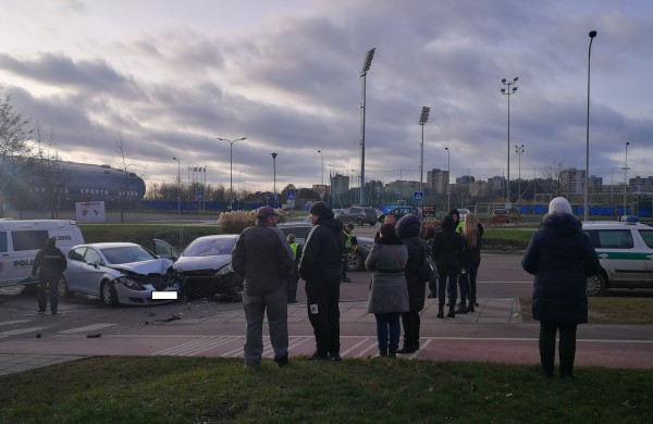 Avarija Kosmonautų ir Žeimių gatvių sankryžoje