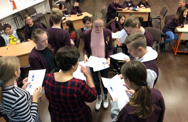 Jonavos Justino Vareikio progimnazijoje vyko saugaus eismo viktorina