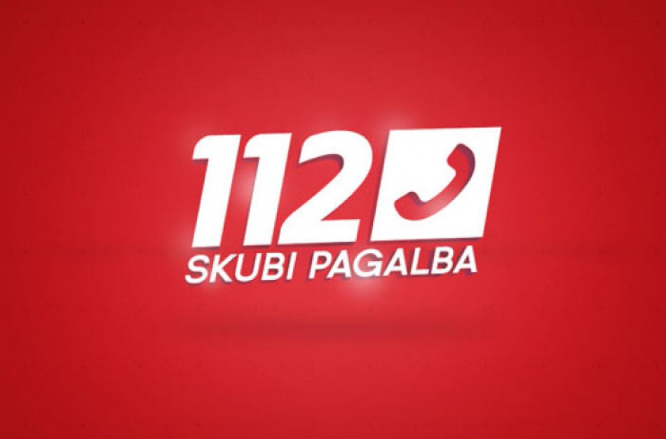 Bendrasis pagalbos centras primena: numeriu 112 pagalba turėtų būti kviečiama iš įvykio vietos