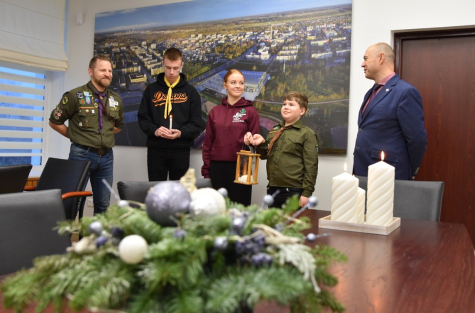 Betliejaus ugnis pasiekė Jonavą