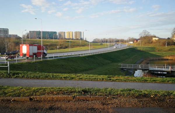 Jonavos miesto tvenkinyje rasta skenduolė