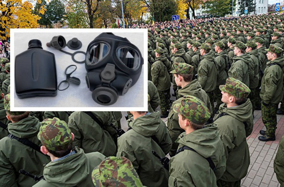 Bendru įsigijimu dujokaukėmis bus aprūpinti Lietuvos ir Latvijos kariai
