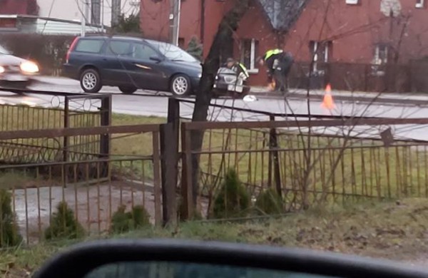 Žeimių gatvėje susidūrė du automobiliai