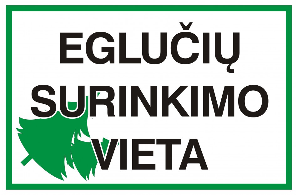 Nuo sausio 3 d. specialios šventinių eglučių surinkimo vietos 