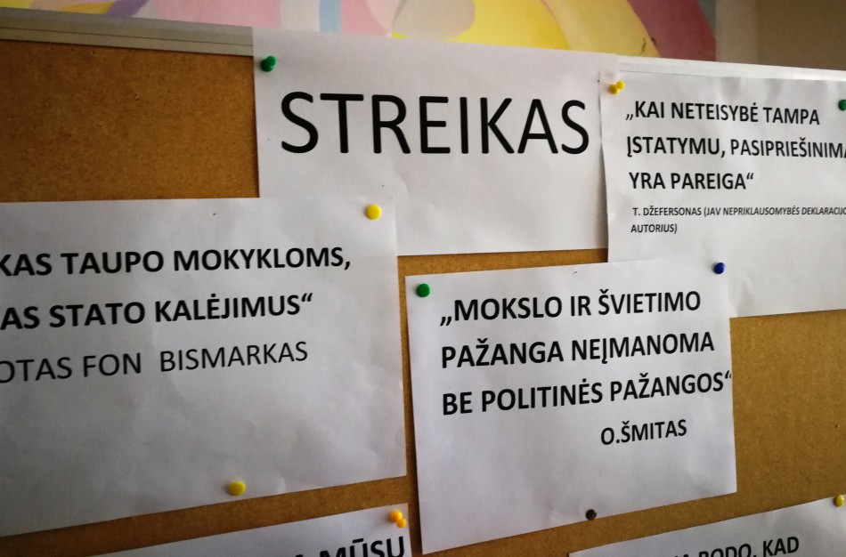 Mokytojai sveikina Premjero iniciatyvą, bet turi pastabų ir pasiūlymų