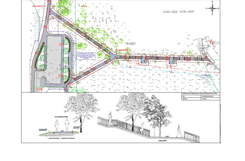 Nuo Joninių slėnio iki Chemikų g. bus statomas pėsčiųjų takas