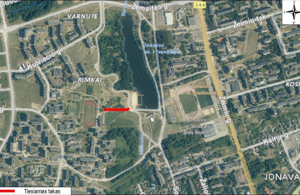 Nuo Joninių slėnio iki Chemikų g. bus statomas pėsčiųjų takas