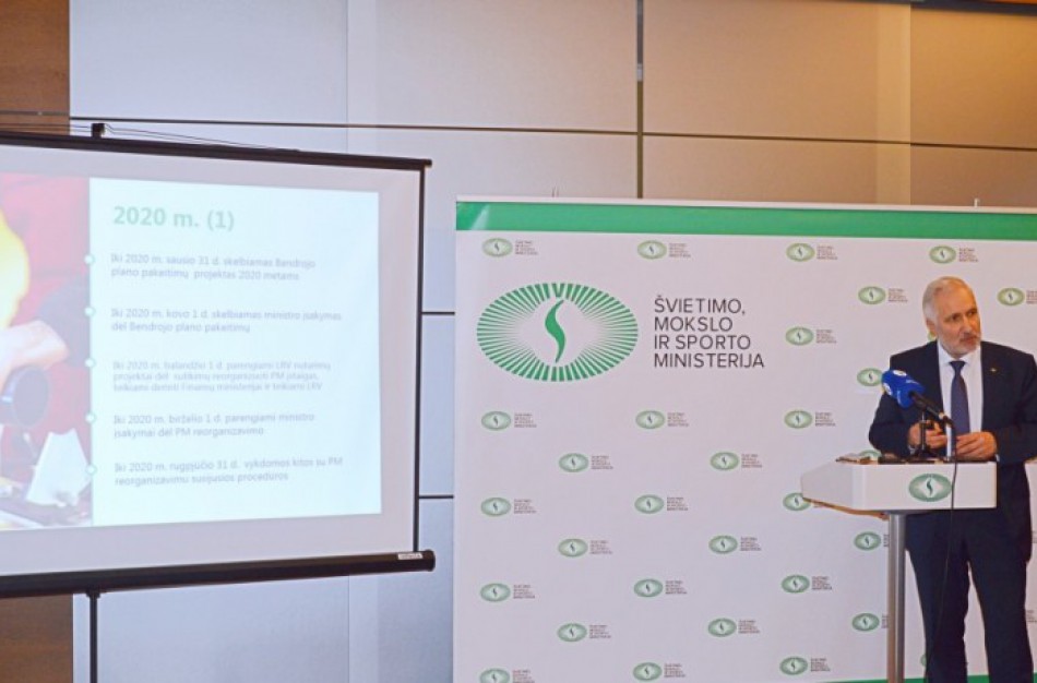 Švietimo, mokslo ir sporto ministerija teikia siūlymus dėl profesinio mokymo įstaigų tinklo pertvarkos