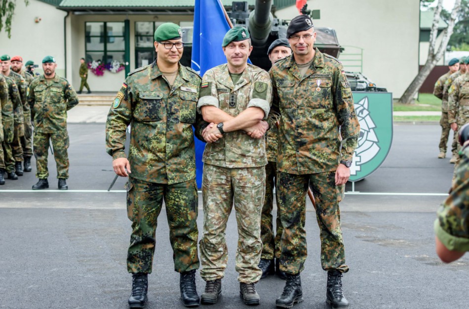 Rukloje vyks NATO priešakinių pajėgų bataliono vado pasikeitimo ceremonija