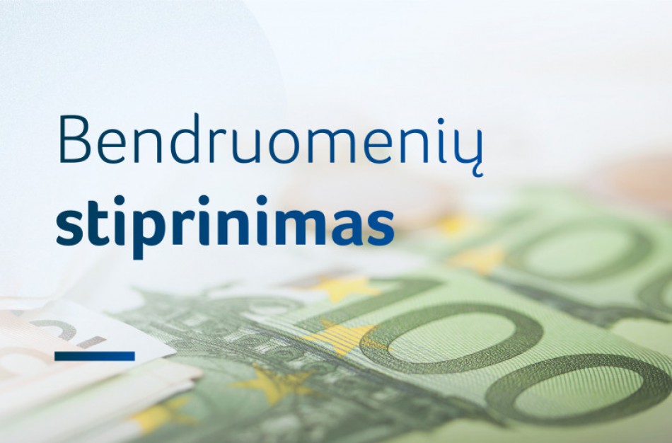 2020 metais bendruomenių stiprinimui – 2 mln. eurų
