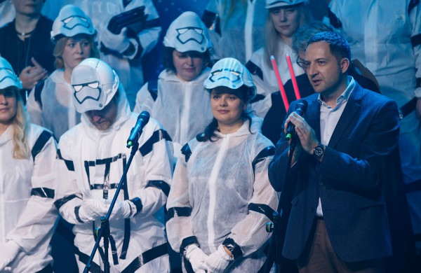 Šimtadienio šventė vyko Kosmose