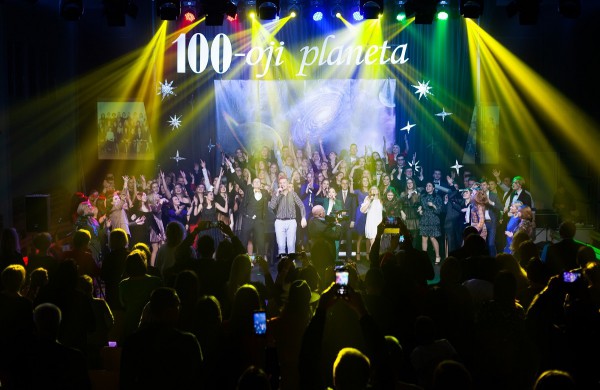 Šimtadienio šventė vyko Kosmose