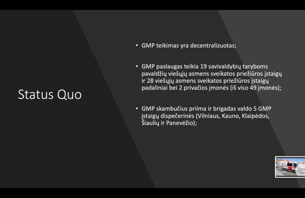 Ministras A. Veryga siūlo, kaip pagerinti GMP sistemą visoje Lietuvoje