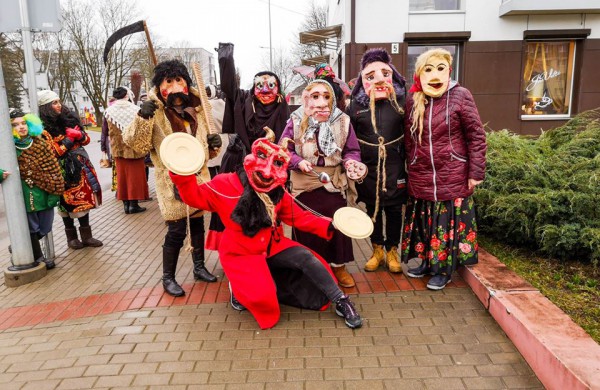 Užgavėnių balaganas Jonavoje išvaikė žiemą ir liūdesį