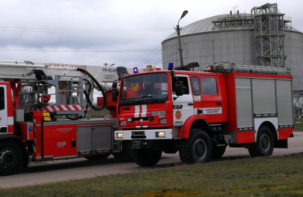 Imituota didelė nelaimė ,,Achemoje": išsiliejo amoniakas, gaudė sirenos, gelbėti nukentėjusieji 