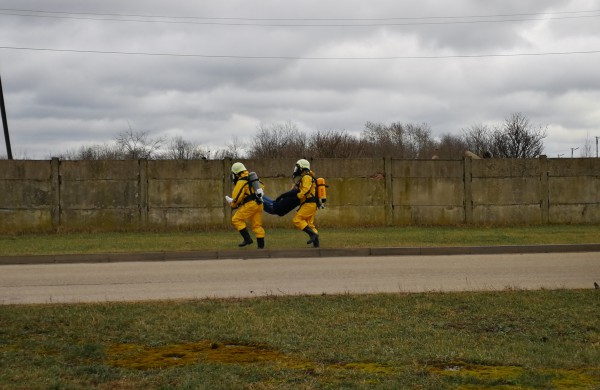 Imituota didelė nelaimė ,,Achemoje": išsiliejo amoniakas, gaudė sirenos, gelbėti nukentėjusieji 