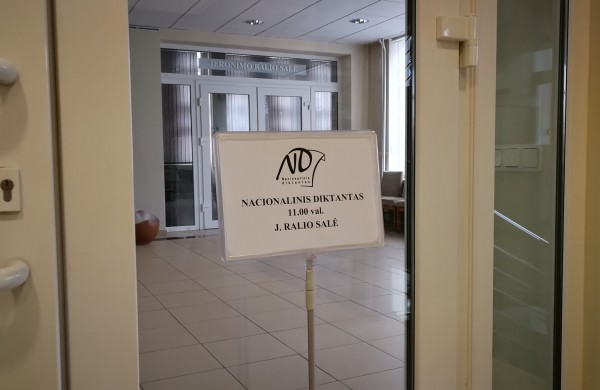 Šiandien rašėme Nacionalinį diktantą 