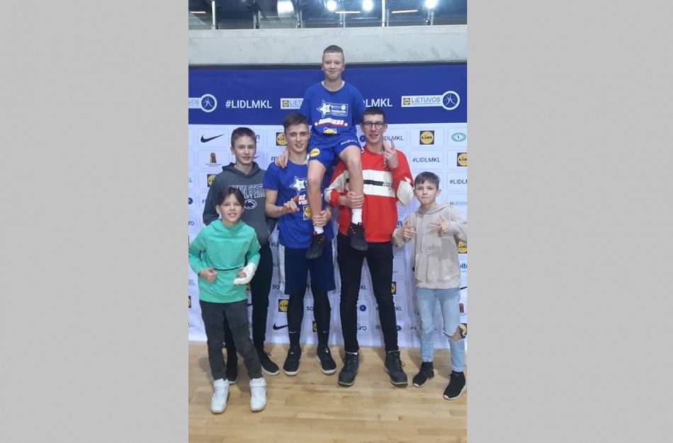 Iš LIDL-MKL visų žvaigždžių dienos jonaviečiai grįžo su „Bauduko“ konkurso čempiono titulu