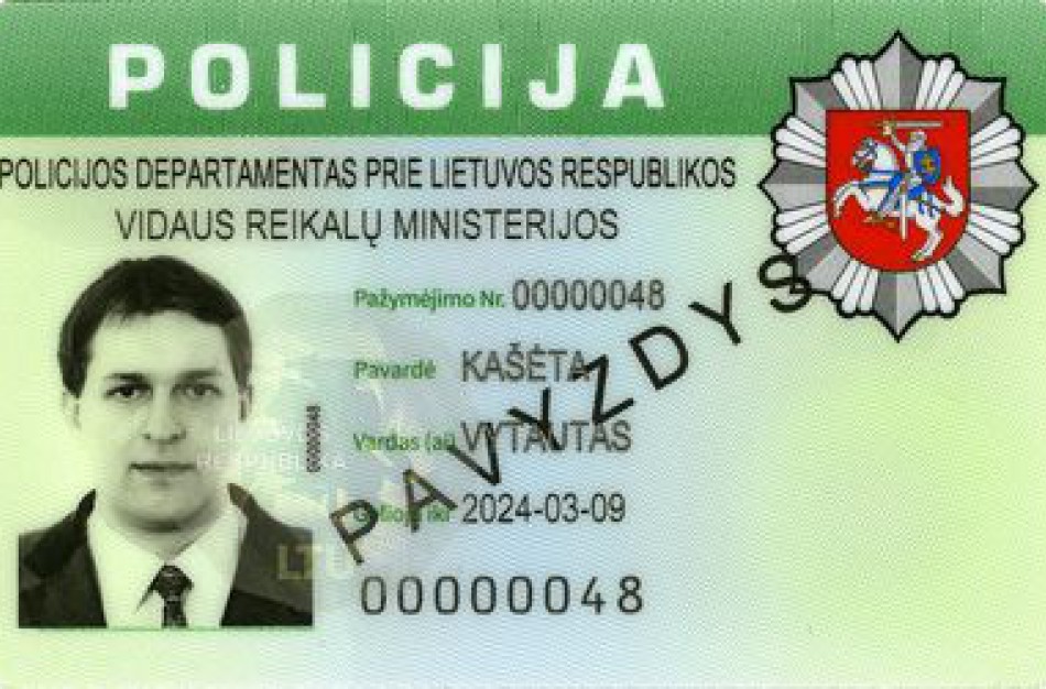 Lietuvos policija primena, kaip atpažinti policijos pareigūną?