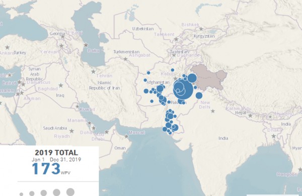 Pernai pasaulyje užregistruota penkis kartus daugiau poliomielito atvejų nei užpernai