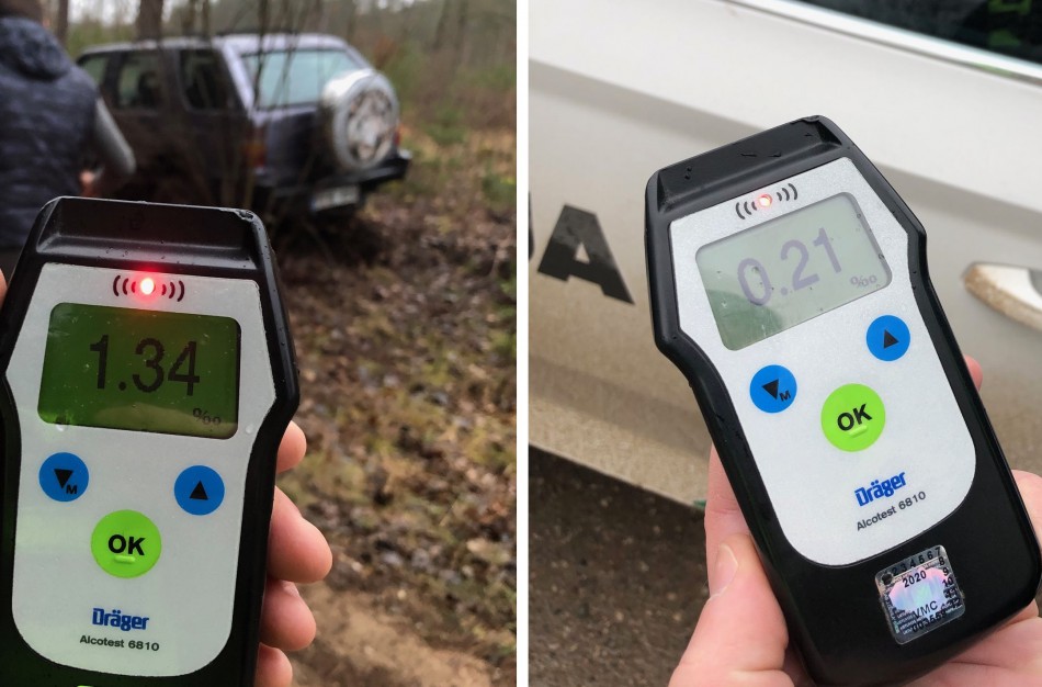 Vyro kelionę pamiške užbaigė susitikimas su pareigūnais