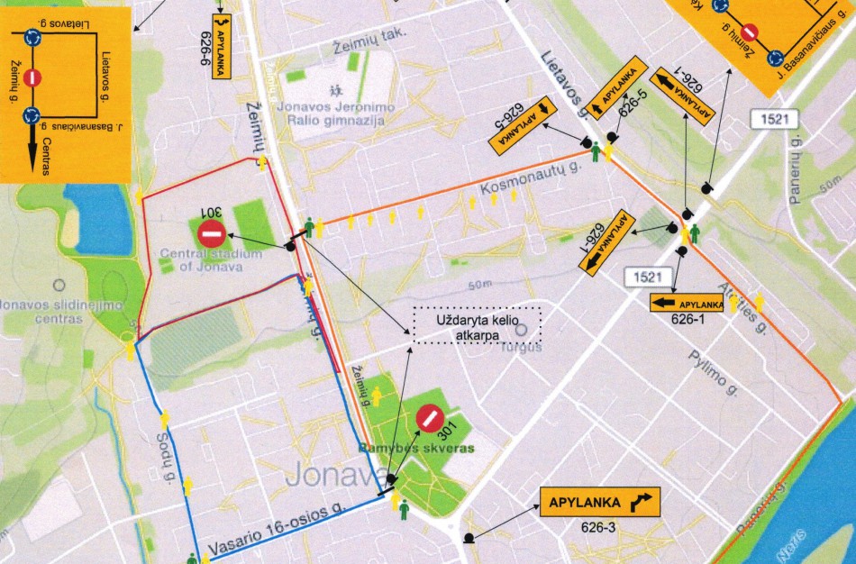 Dėl eismo ribojimo kovo 11 dieną
