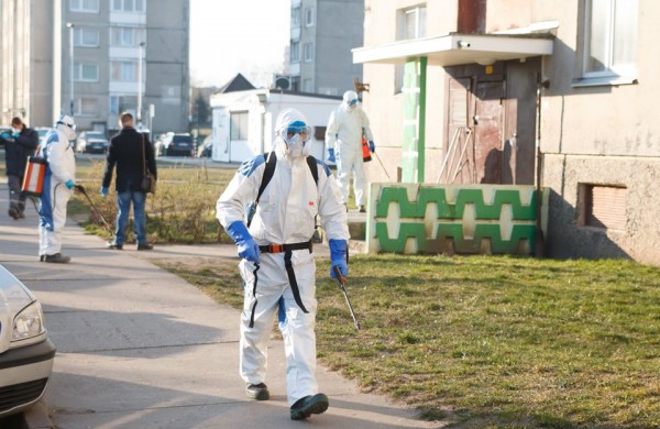 Skelbiami grafikai: kada bus atliekama laiptinių dezinfekcija Jonavoje 