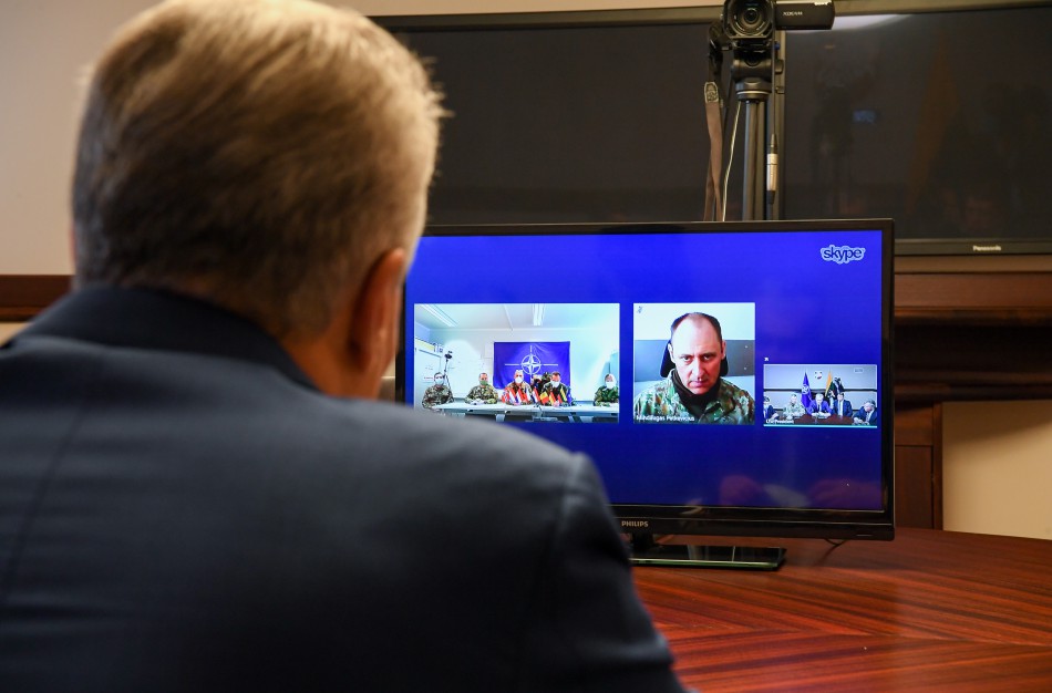 Prezidentas reiškia paramą su COVID-19 susidūrusiai Rukloje dislokuotai NATO priešakinių pajėgų kovinei grupei