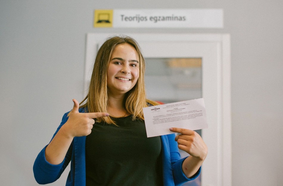 „Regitra“ pusmečiui pratęsė teigiamus teorijos egzamino rezultatus