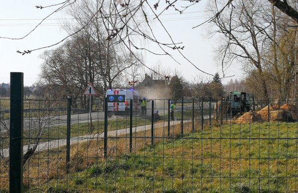Darbų metu stipriai nukentėjo darbininkas