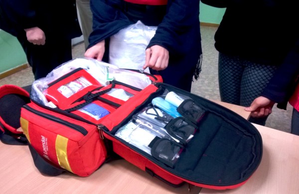 Vokietijos Maltos ordino pagalbos tarnybos atstovai lankėsi Neries pagrindinėje mokykloje