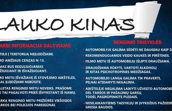 Jonaviečiai apsisprendė: Kokį filmą žiūrėsime drive-in kino teatre?