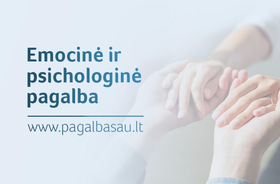 Pristatyta svetainė Pagalbasau.lt apie emocinę sveikatą ir pagalbos galimybes