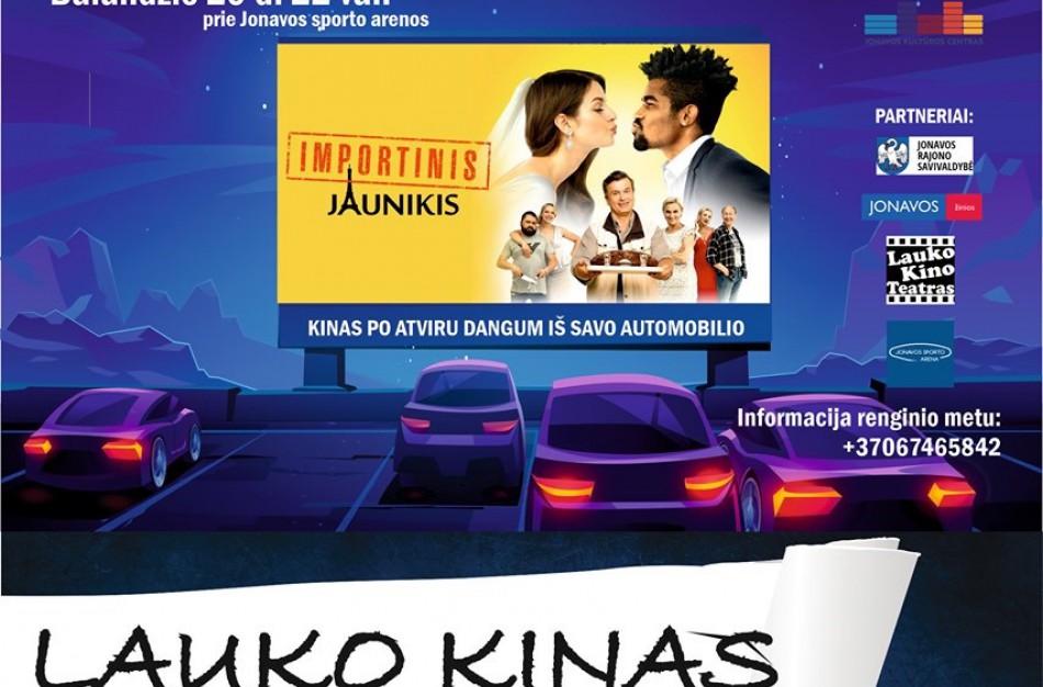 Šiandien įvyks antrasis Drive-In kino teatro seansas