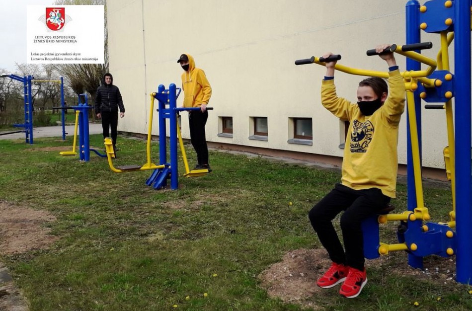 Juškonių bendruomenė nuo šiol laisvalaikį leis dar sveikiau