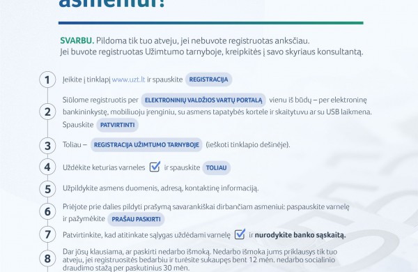 Savarankiškai dirbantiems asmenims pradedamos mokėti išmokos už balandį