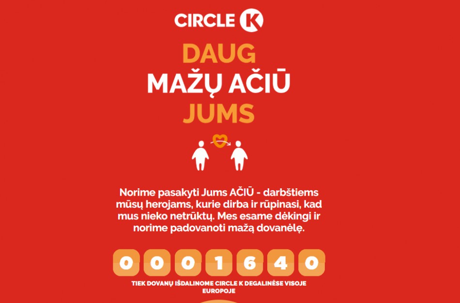 Padėkos akcija plečiasi: nemokamas gėrimas – kiekvienam nusipelniusiam dėkingumo