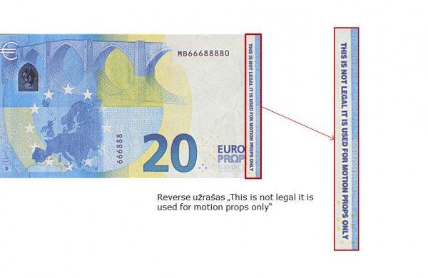 Lietuvos bankas: padaugėjo akivaizdžiai padirbtų eurų banknotų