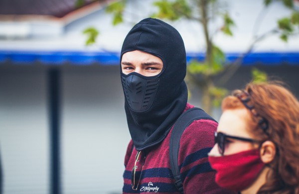 Pro fotoaparato objektyvą „Kaukėti“