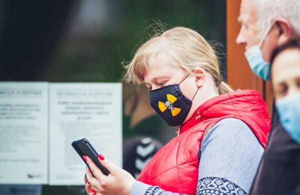 Pro fotoaparato objektyvą „Kaukėti“