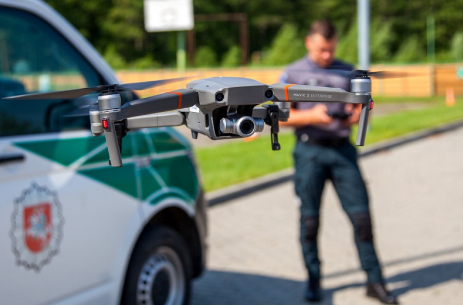 Dronai policijoje: atidesnis žvilgsnis į įvykių vietas