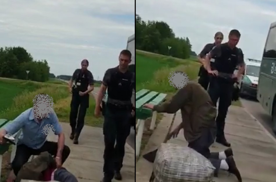 Už reikalavimą autobuse dėvėti kaukę, keleivis vairuotojui "žiebė" į akį