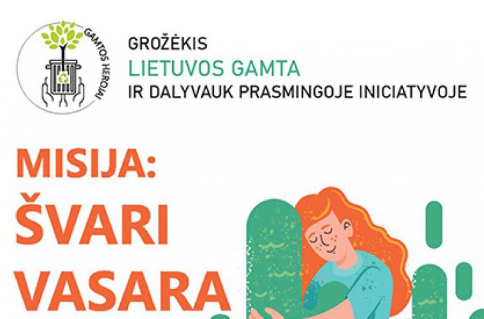 Kviečia aplinkosauginė iniciatyva „Misija: švari vasara!“